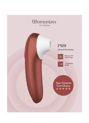 Stimulateur clitoridien sans contact  Pro rouge 11 intensités – Womanizer